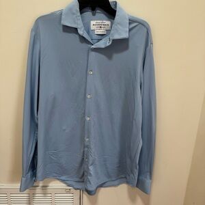 Mizzen+Main Blue Spinnaker Collection Button Down medium standard fit top